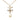 Gold Chanel CC Gold Plated Strass Faux Pearl Drop Pendant Necklace