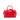Red Saint Laurent Baby Leather Classic Duffle Satchel