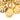 Gold Chanel CC Gold Plated Flower Brooch