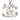 Silver Chanel CC Brass Resin Studded Pendant Necklace