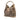 Brown Burberry Medium Smoke Check Coated Canvas Walden Belted Hobo Shoulder Bag