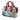 Red Gucci Mini GG Supreme Blooms Boston Bag Satchel