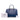 Blue Prada Large Saffiano Lux Promenade Satchel - Designer Revival
