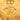 Gold Chanel CC Gold Plated Round Clip On Earrings