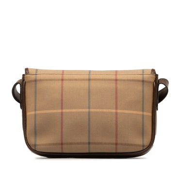 Brown Burberry Vintage Check Crossbody Bag - Designer Revival