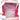 Pink Chanel CC Rainbow PVC Filigree Vertical Vanity Case Satchel