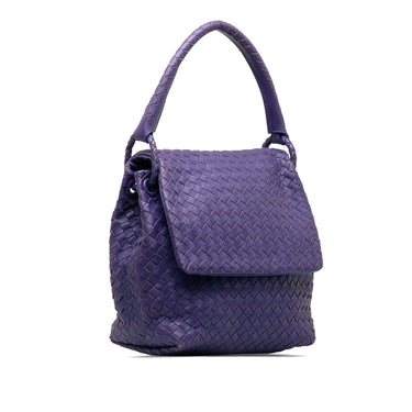 Purple Bottega Veneta Intrecciato Handbag