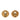 Gold Chanel CC Gold Plated Round Clip On Earrings
