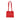 Red Burberry Leather Shoulder Bag - Designer Revival