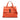 Orange Gucci Small Calfskin Bamboo Daily Satchel
