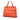 Orange Gucci Small Leather Bamboo Daily Satchel