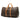 Brown Louis Vuitton Monogram Keepall 50 Travel Bag