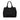 Black Prada Tessuto Canapa Logo Bow Satchel