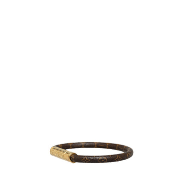Brown Louis Vuitton Monogram Brasserie LV Confidential Bracelet - Designer Revival