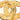 Gold Chanel CC Gold Plated Quilted Brooch
