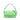 Green Fendi Zucca Embossed Stitched Leather Baguette Satchel