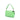 Green Fendi Zucca Embossed Stitched Leather Baguette Satchel - Designer Revival