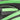Green Fendi Zucca Embossed Stitched Leather Baguette Satchel - Designer Revival