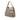Gray Prada Vitello Phenix Logo Tote