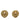 Gold Chanel CC Gold Plated Enamel Round Clip On Earrings