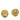 Gold Chanel CC Gold Plated Enamel Round Clip On Earrings