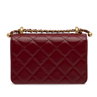 Red Chanel Mini Perfect Fit Flap Bag