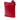 Red LOEWE Grained Leather Anagram Asymmetric Crossbody