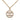 Gold Chanel Gold Plated CC Faux Pearl Pendant Necklace