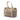 Beige Prada Canvas Canapa Logo Bow Satchel