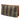 Brown Fendi Pequin Coated Canvas Cosmetic Clutch