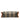 Brown Fendi Pequin Coated Canvas Cosmetic Clutch