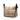 Beige Burberry Haymarket Check Canvas Shoulder Bag