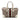 Beige and White Gucci GG Canvas Web Treasure Handbag