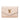 Cream Louis Vuitton Leather Lockmini Compact Wallet - Designer Revival