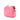 Pink Gucci Childrens Bicolor Grained Calfskin Heart Camera Bag