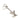 Silver Louis Vuitton Brass LV Initiales Bag Charm Key Chain