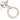 Silver Louis Vuitton Brass LV Initiales Bag Charm Key Chain