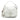 White Gucci Large Calfskin Techno Horsebit Satchel