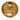 Gold Chanel CC Gold Plated Textured Round Clip On Earrings