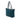 Blue Prada Saffiano Trimmed Tessuto Front Zip Convertible Tote Satchel
