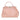 Pink Fendi Medium Checkered Leather Sequin Peekaboo Iconic Satchel