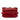 Red Chanel Maxi Lambskin 3 Accordion Flap Shoulder Bag