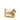 Gold Bottega Veneta Metallic Nappa Intrecciomirage Pouch