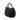 Black Prada Tessuto Canapa Logo Satchel
