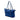 Blue Prada Saffiano Trimmed Tessuto Satchel