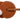 Brown Hermès Hunter Cowhide and Milo Lambskin Paddock Flot Ribbon Bag Charm Key Chain