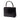 Black Gucci Calfskin Top Handle Bag Handbag