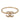 Gold Chanel Gold Plated CC Ring