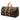 Brown Louis Vuitton Monogram Keepall Bandouliere 55 Travel Bag