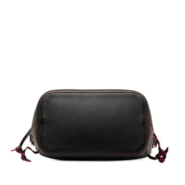 Black Louis Vuitton Lockme Bucket Bag - Designer Revival